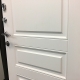 Входная металлическая Дверь Ратибор Статус 3К Белый Ясень