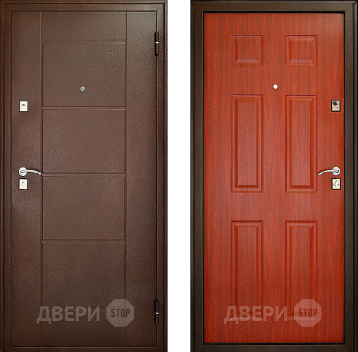 Входная металлическая Дверь Форпост Модель 73 Орех