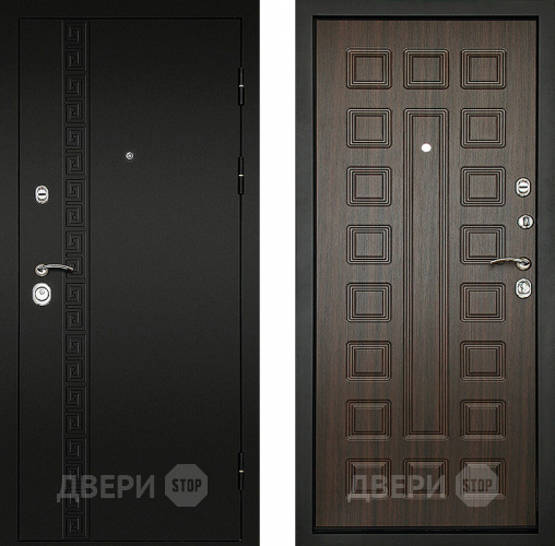 Входная металлическая Дверь (Дверной Континент) Сити - 3К Венге