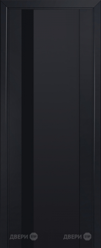 Межкомнатная дверь ProfilDoors 62U черный (черный лак)