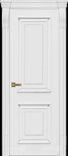 Межкомнатная дверь Диана ПГ белая эмаль