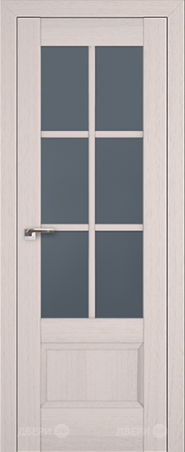 Межкомнатная дверь ProfilDoors 103X пекан белый (матовое)