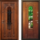 Дверь Юркас Лацио с ковкой и стеклом