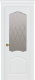 Межкомнатная дверь Танго ПО белая эмаль (мателюкс с фрезеровкой)