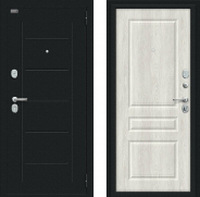 Дверь Bravo Пик Букле черное/Casablanca 960х2050 мм