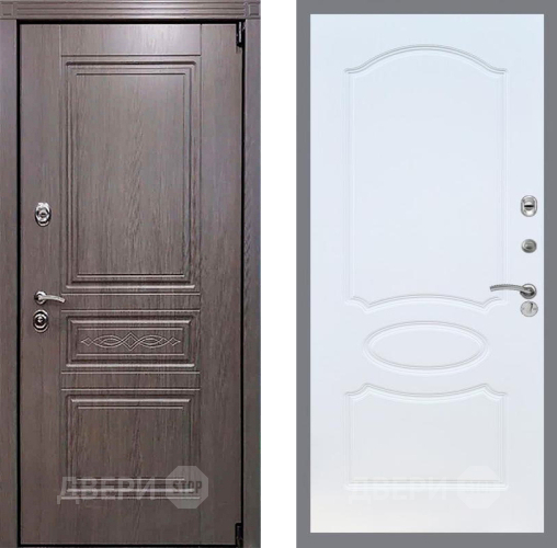 Входная металлическая Дверь Рекс (REX) Пренмиум-S FL-128 Белый ясень