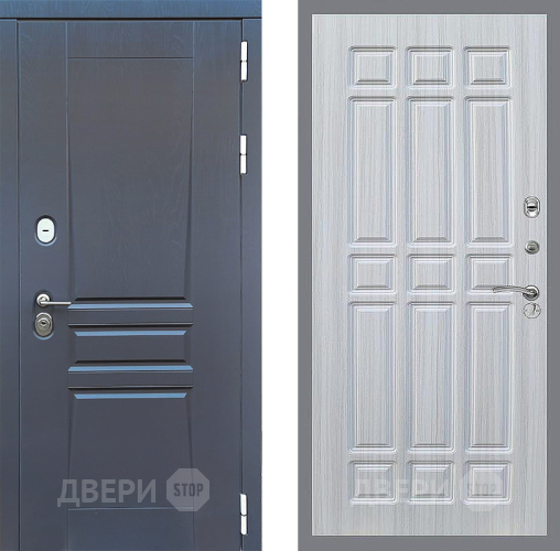 Входная металлическая Дверь Стоп ПЛАТИНУМ ФЛ-33 Сандал белый