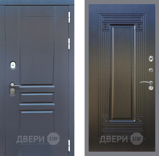 Входная металлическая Дверь Стоп ПЛАТИНУМ ФЛ-4 Венге