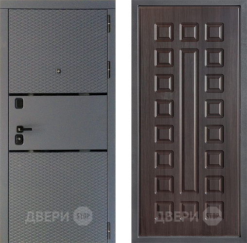Входная металлическая Дверь Дверной континент Диамант Дизайн ФЛ-183 Венге