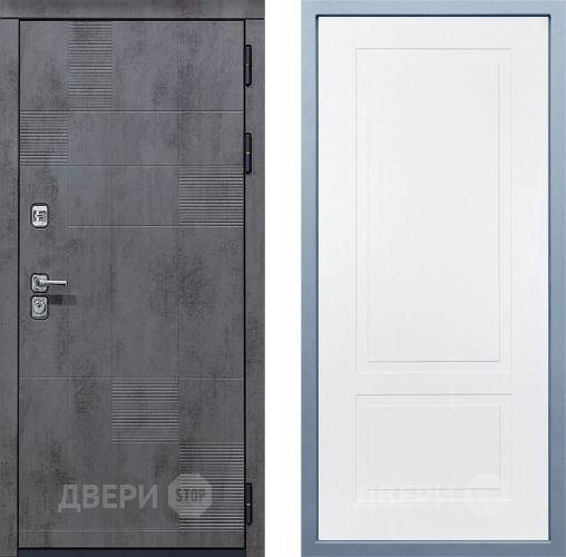 Входная металлическая Дверь Дива МД-35 Н-7 Белый