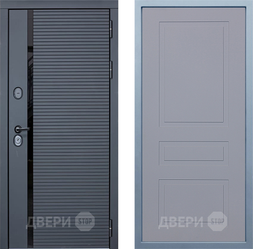 Входная металлическая Дверь Дива МХ-45 STR Н-13 Силк Маус