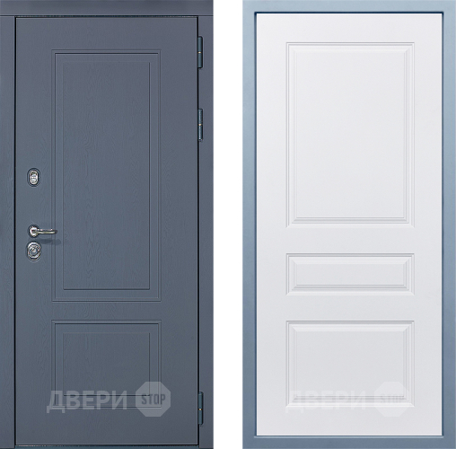 Входная металлическая Дверь Дива МХ-38 STR Д-13 Белый