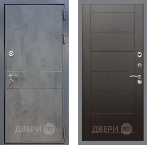 Входная металлическая Дверь Рекс (REX) ФЛ-290 Сити Венге