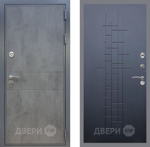 Входная металлическая Дверь Рекс (REX) ФЛ-290 FL-289 Ясень черный