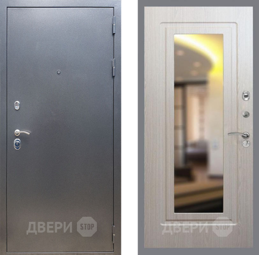 Входная металлическая Дверь Рекс (REX) 11 FLZ-120 Беленый дуб