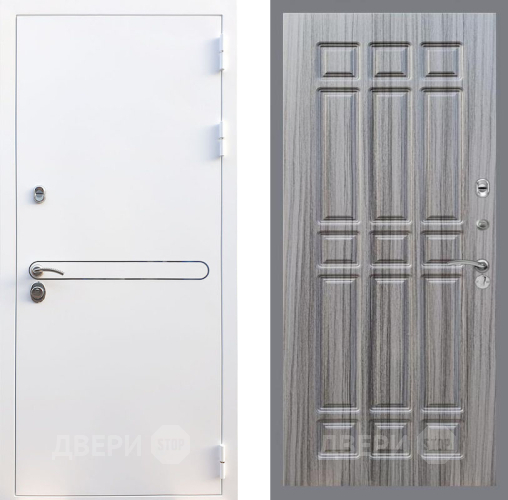 Входная металлическая Дверь Рекс (REX) 27 FL-33 Сандал грей