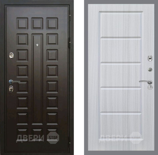 Входная металлическая Дверь Рекс (REX) Премиум 3к FL-39 Сандал белый