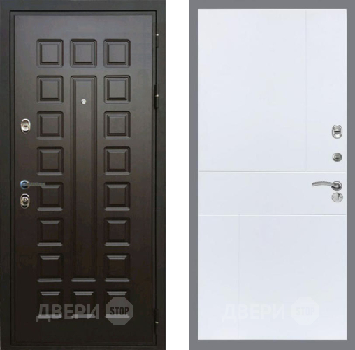 Входная металлическая Дверь Рекс (REX) Премиум 3к FL-290 Силк Сноу