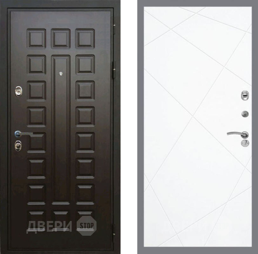 Входная металлическая Дверь Рекс (REX) Премиум 3к FL-291 Силк Сноу