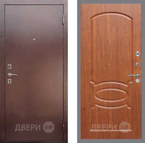 Входная металлическая Дверь Рекс (REX) 1 FL-128 Морёная берёза