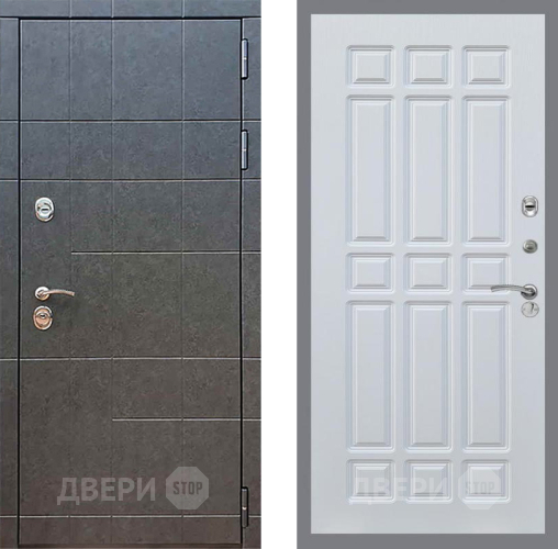 Входная металлическая Дверь Рекс (REX) 21 FL-33 Белый ясень