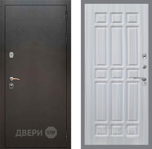 Дверь Рекс (REX) 5 Серебро Антик FL-33 Сандал белый