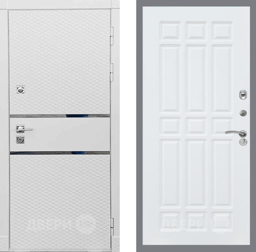 Входная металлическая Дверь Рекс (REX) 15 Силк Сноу FL-33 Силк Сноу