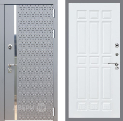 Входная металлическая Дверь Рекс (REX) 24 FL-33 Силк Сноу
