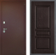 Входная металлическая Дверь Дверной континент Рубикон Медь Дизайн ФЛ-243 Дуб шоколадный