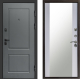 Входная металлическая Дверь Престиж Verona Зеркало Белый софт