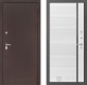 Входная металлическая Дверь Лабиринт (LABIRINT) Classic антик медь 22 Белый софт
