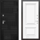 Входная металлическая Дверь Лабиринт (LABIRINT) Pazl 26 Белый (RAL-9003)