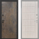 Входная металлическая Дверь Интекрон (INTECRON) Профит Black Гранж ФЛ-102 Сосна белая