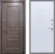 Входная металлическая Дверь Рекс (REX) Премиум-S FL-289 Белый ясень
