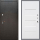 Входная металлическая Дверь Рекс (REX) 5 Серебро Антик Сити Белый ясень