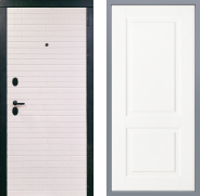 Дверь Заводские двери Сохо Доррен Белый софт 960х2050 мм