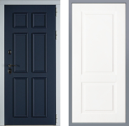 Дверь Заводские двери Стокгольм Доррен Белый софт 960х2050 мм