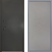 Дверь Заводские двери Эталон 3к антик серебро Флитта Грей софт 960х2050 мм