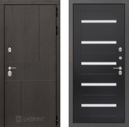 Дверь Лабиринт (LABIRINT) Urban 01 Венге 960х2050 мм