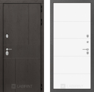 Дверь Лабиринт (LABIRINT) Urban 13 Белый софт 960х2050 мм