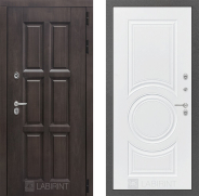 Дверь Лабиринт (LABIRINT) Лондон с терморазрывом 23 Белый софт 960х2050 мм