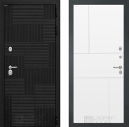Дверь Лабиринт (LABIRINT) Pazl 21 Белый софт 960х2050 мм