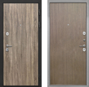 Дверь Интекрон (INTECRON) Гектор Дуб Турин Гладкая шпон Венге коричневый 960х2050 мм